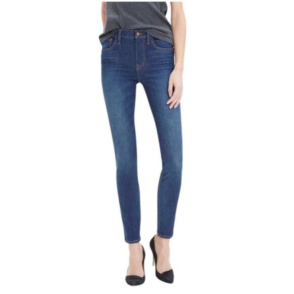 Madewell High Riser Skinny Jeans Indigo Blue Wash 26 - Picture 1 of 8